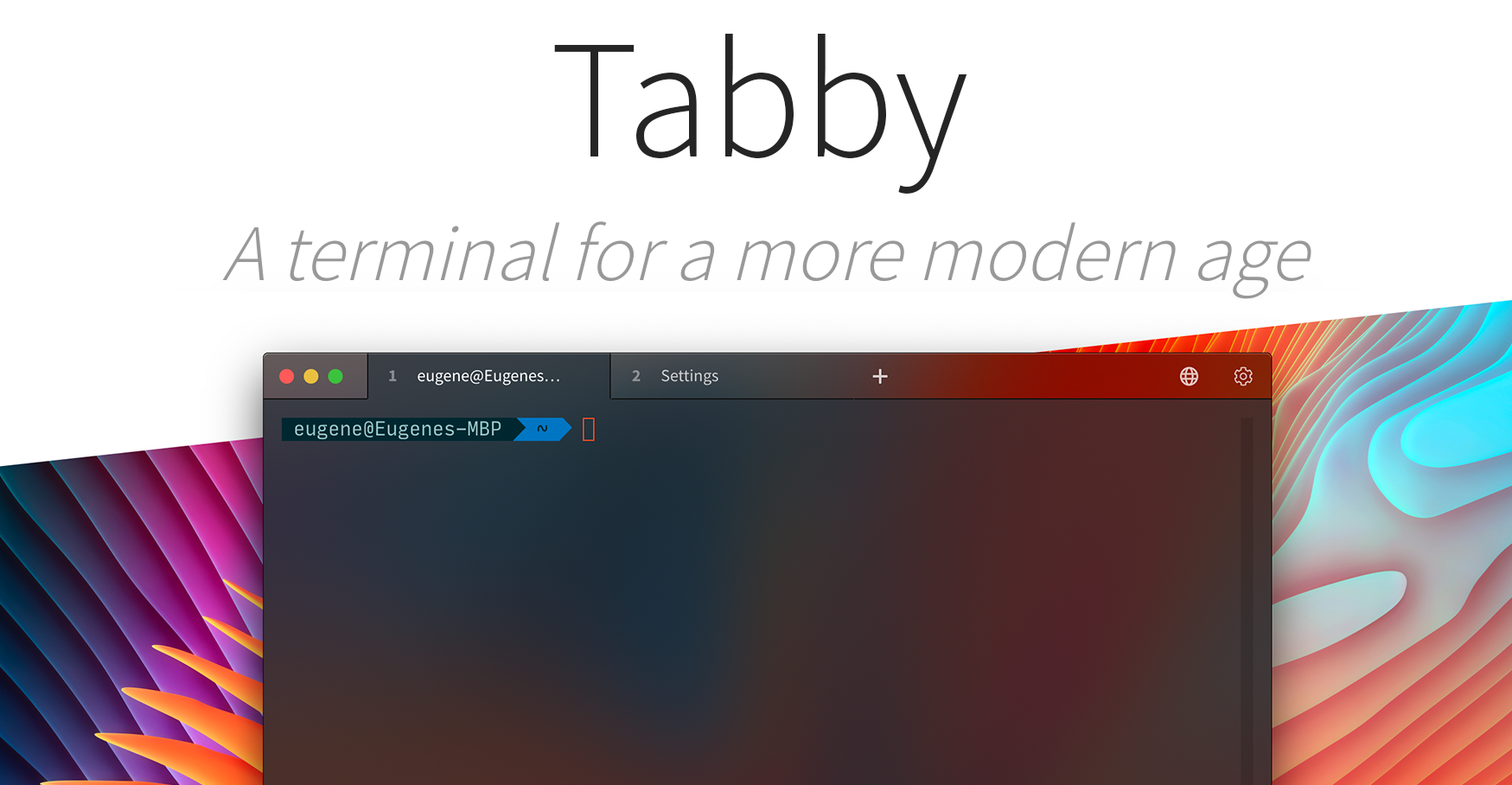 Tabby Terminal 界面预览